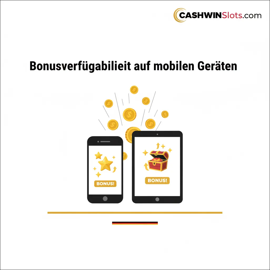 Bonusverfügbarkeit auf mobilen Geräten