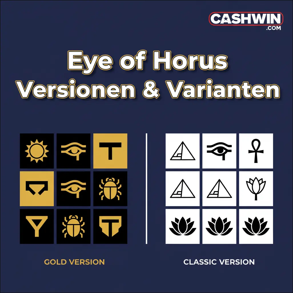 Eye of Horus Versionen & Varianten