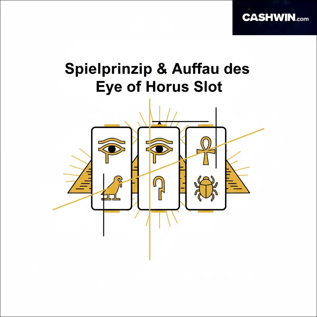Spielprinzip & Aufbau des Eye of Horus Slot