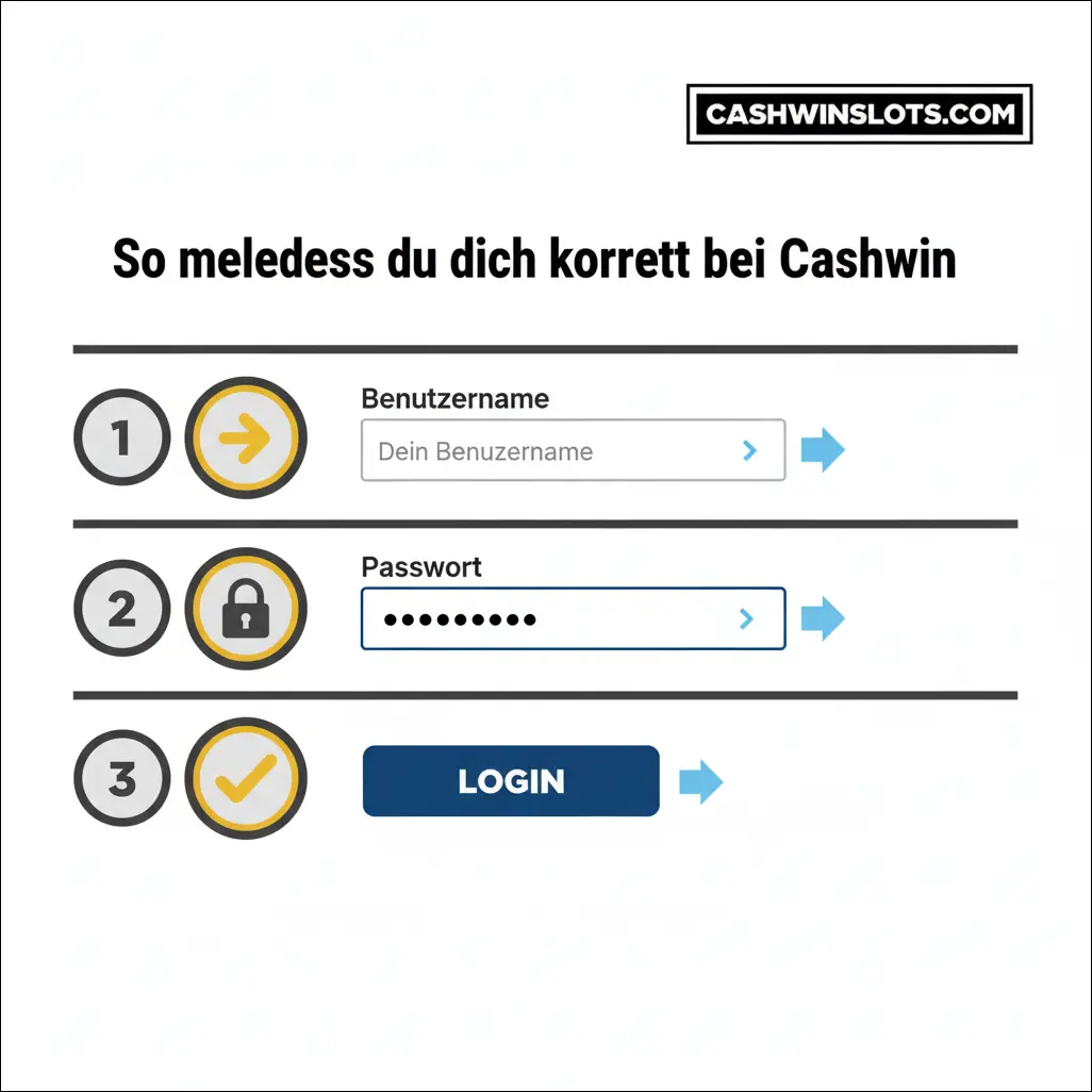 So meldest du dich korrekt bei Cashwin