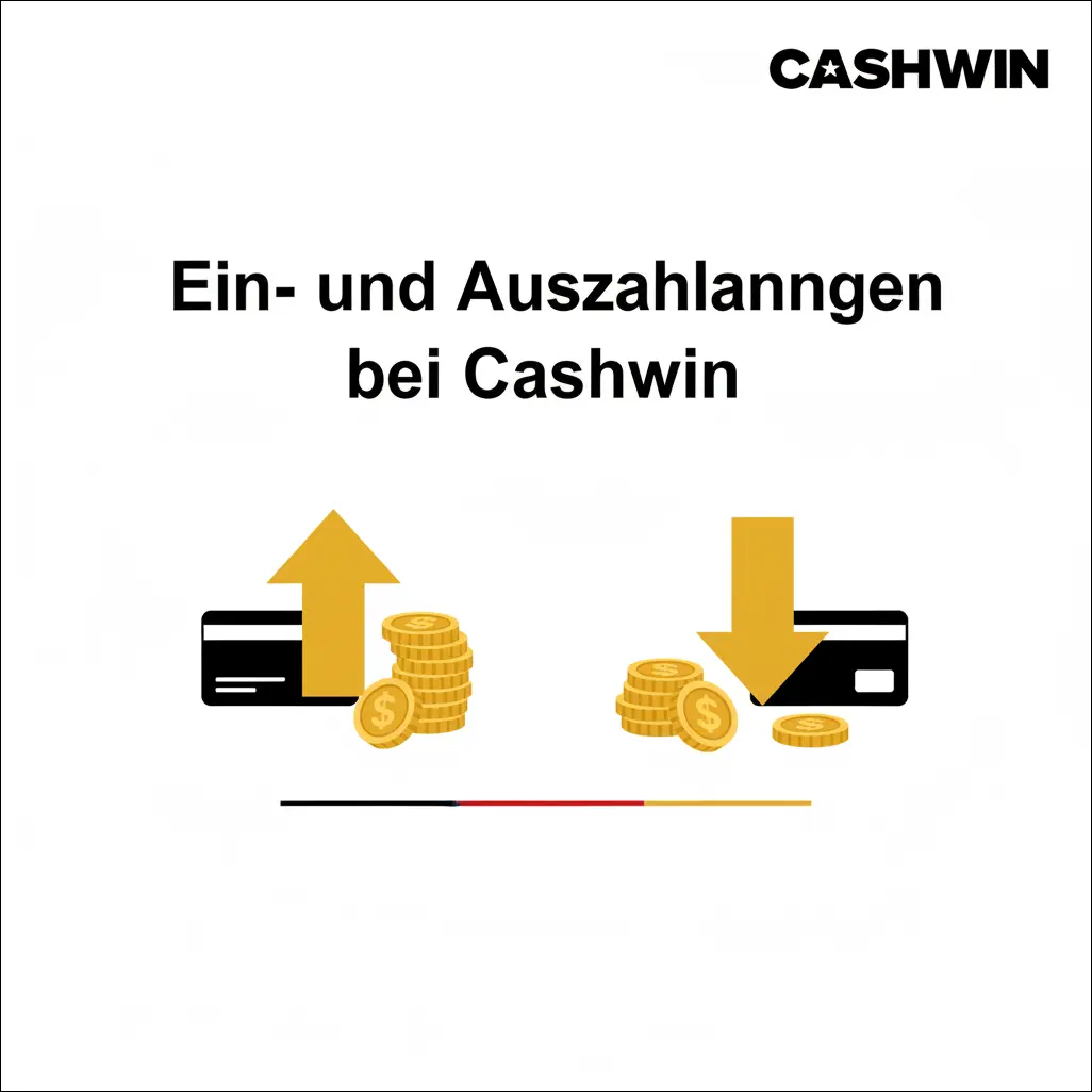 Ein- und Auszahlungen bei Cashwin