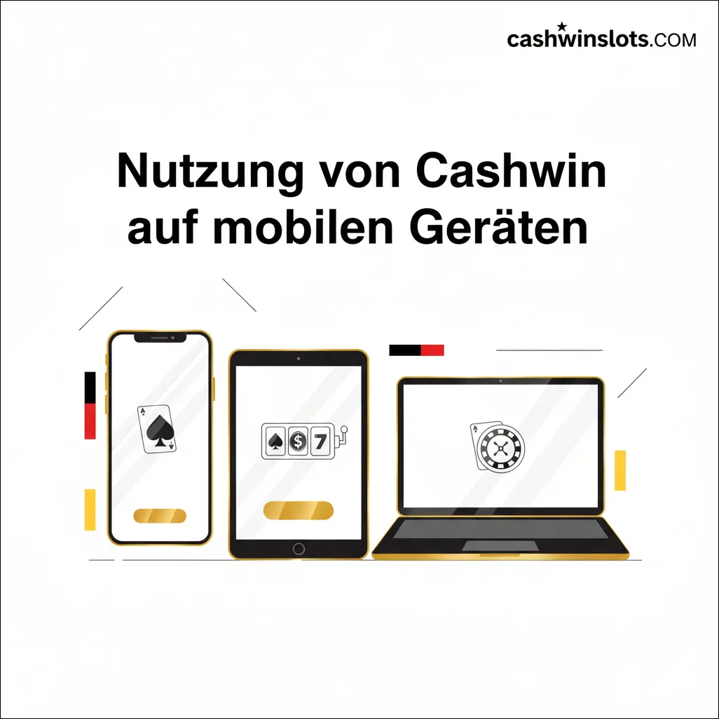 Nutzung von Cashwin auf mobilen Geräten
